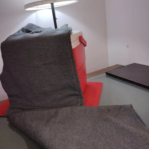 Hanes for Women gray fleece lined pants - Petite XL - Picture 2 of 7